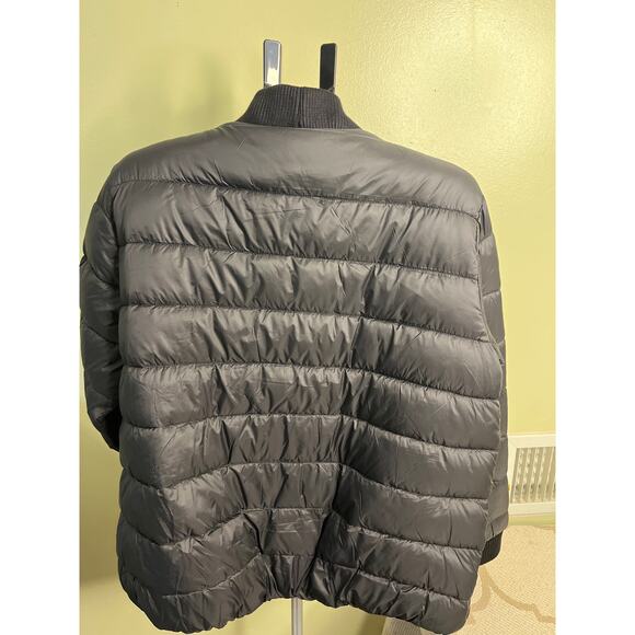 Rebecca Minkoff Black bomber puffer jacket, size extra large, NWT, MSRP $328 - Picture 12 of 12